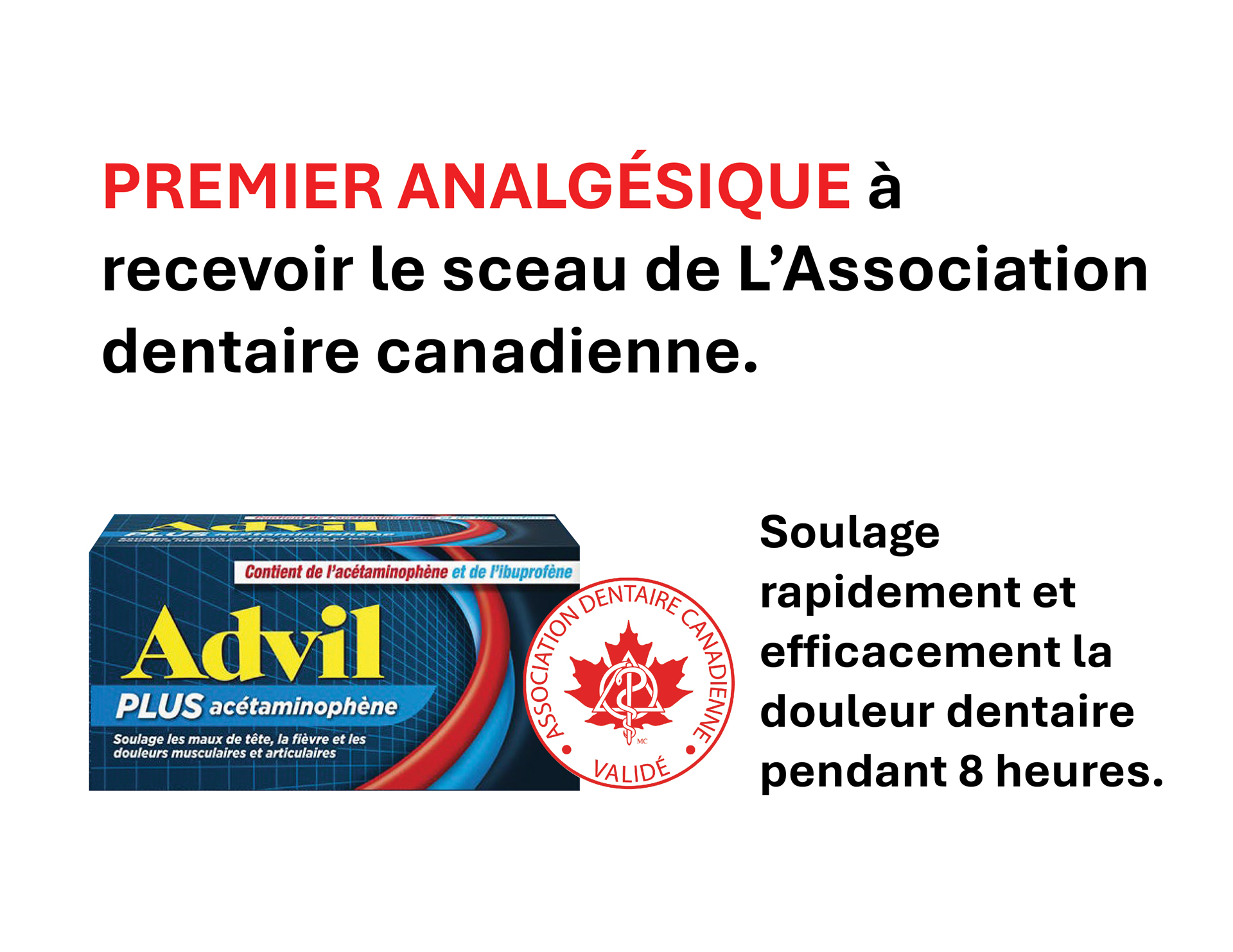 Advil PLUS Ac�taminoph�ne