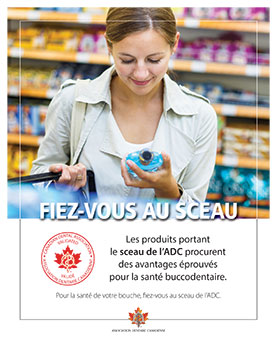 Pour la sant&eacute; de votre bouche, fiez-vous au sceau de l'ADC