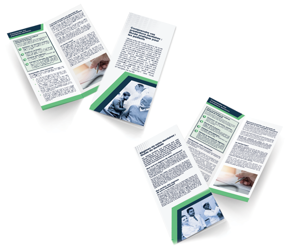 2 brochures side by side